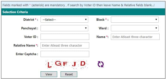 Voter Id Search By Name